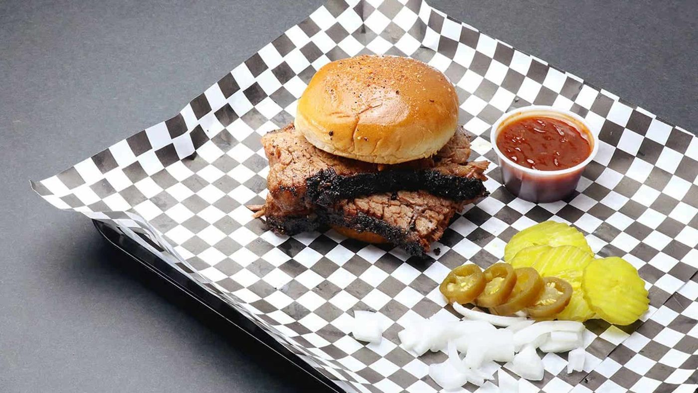Sliced Brisket Sandwich